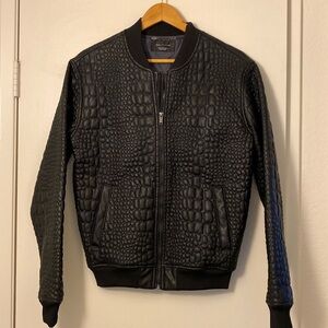 Zara faux leather jacket